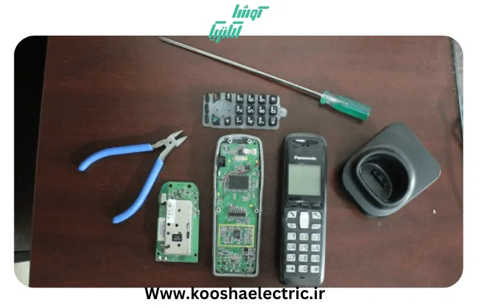 تعمیر مدار تلفن رومیزی