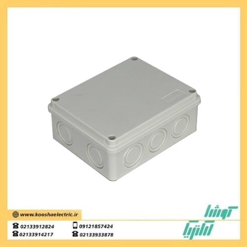 جعبه تقسیم روکار با 10 ورودی و خروجی و چهار ترمینال برند اخگر